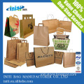 High Quality Recyclable Custom Printed Kraft tote Paper Bag